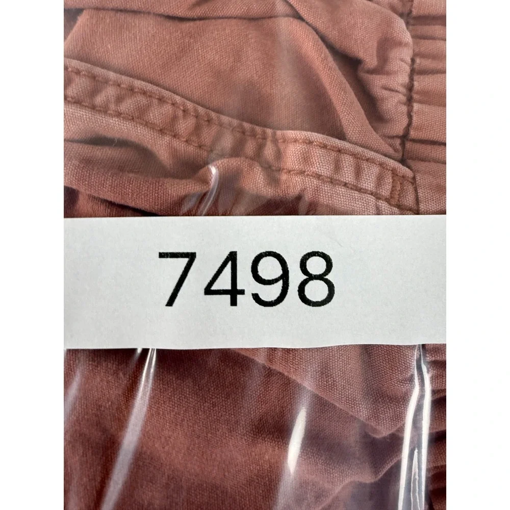 H&M Boys Size 12 Stretch Waist Cargo Athleisure Outdoor Pants Red‎ Casual